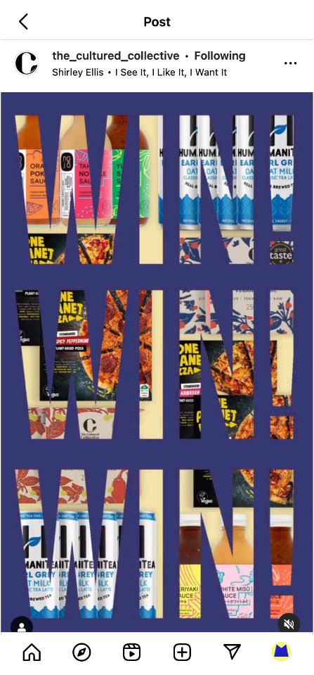 instagram reel giveaway competition video put together for client